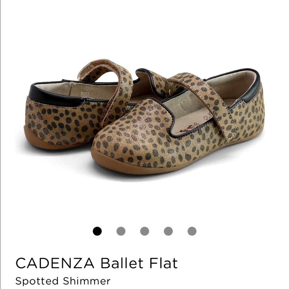 Brand New Livie and  Luca spotted shimmer flats